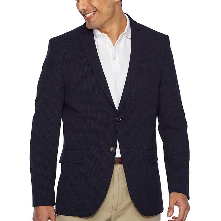 Jf J.ferrar Slim Fit Stripe Sport Coat - Slim