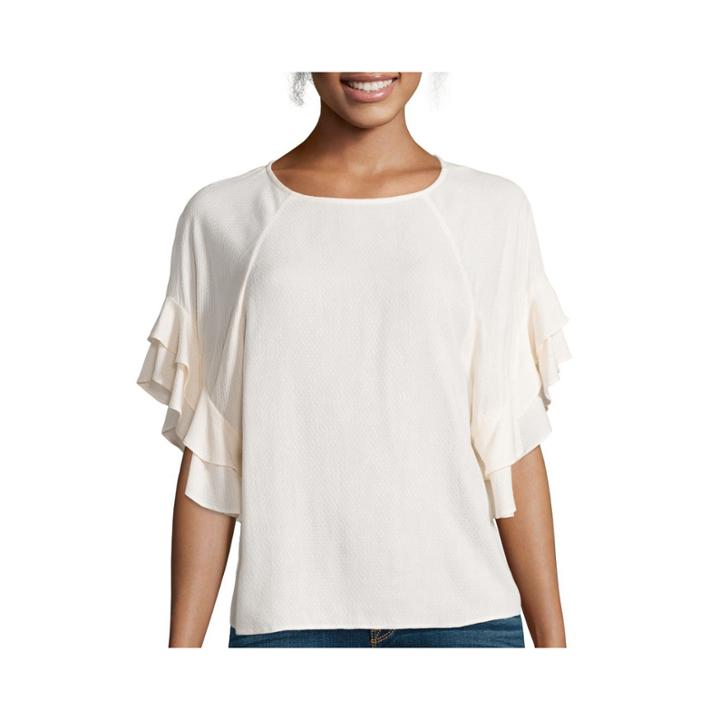 Stylus&trade; Ruffle-sleeve Top - Tall