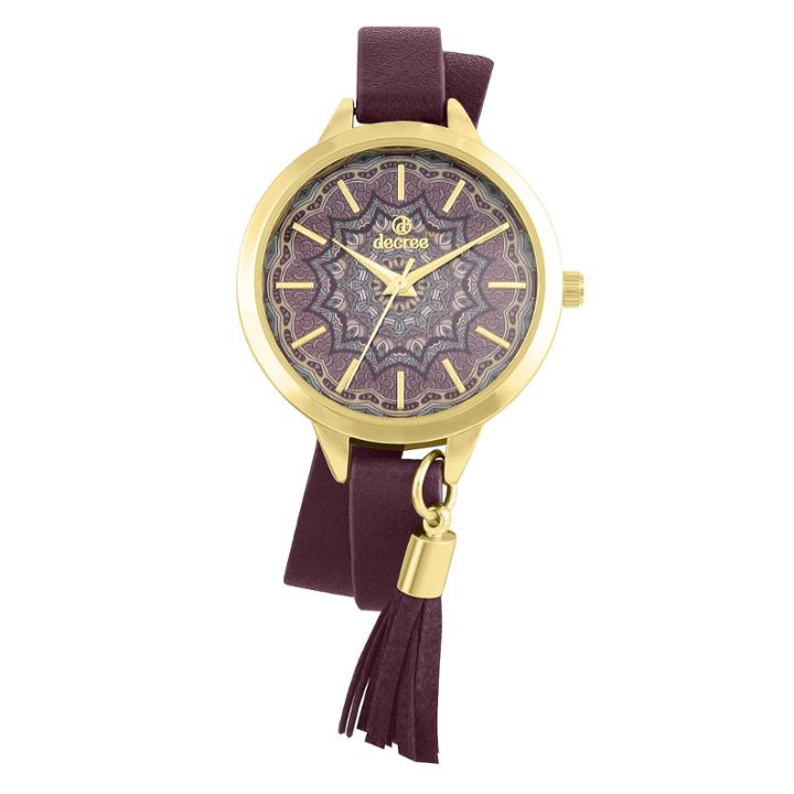 Decree Womens Strap Watch-pt2659gdpp