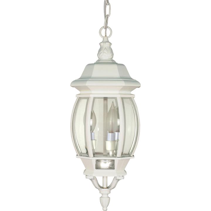 Filament Design 3-light White Outdoor Hanging Lantern