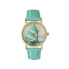 Olivia Pratt Womens Green Strap Watch-15009mint