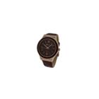 Geneva Platinum Womens Brown Strap Watch-10048