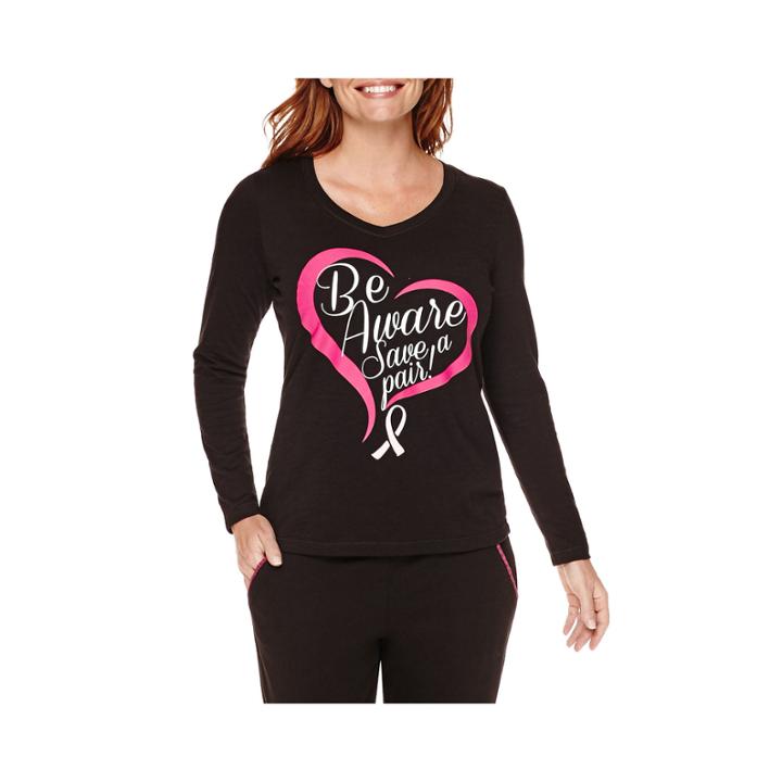 Made For Life&trade; Long-sleeve Breast Cancer Tee - Tall