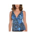 Trimshaper Waves Tankini Swimsuit Top