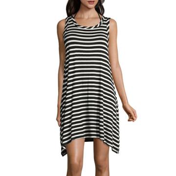 Lm Striped Slvless Tank