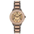 Worthington Womens Two Tone Bangle Watch-wt00030-01