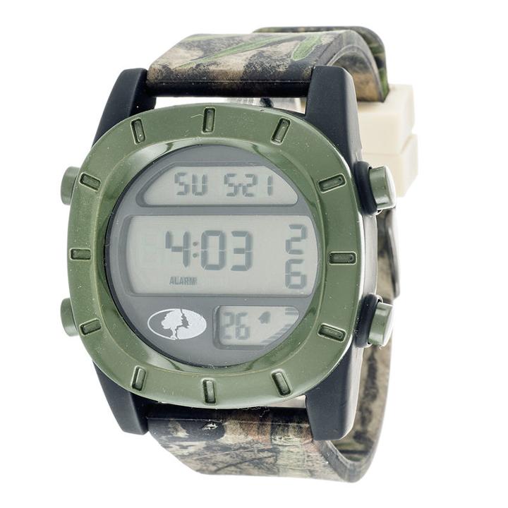 Mossy Oak Mens Multicolor Strap Watch-mow034bk-ol