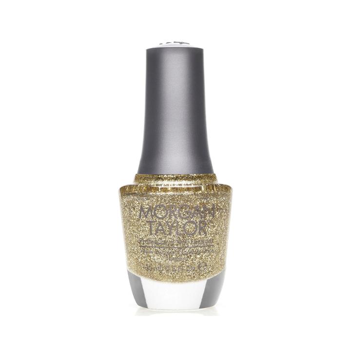 Morgan Taylor&trade; Glitter & Gold Nail Polish - .5 Oz.