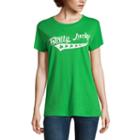 City Streets Totally Lucky Graphic T-shirt- Juniors