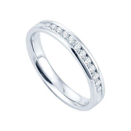 1/4 Ct. T.w. Channel-set Diamond Band