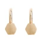 A.n.a Gold-tone Locket Drop Earrings