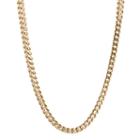 Mens Stainless Steel & Gold-tone Ip 24 4mm Foxtail Necklace