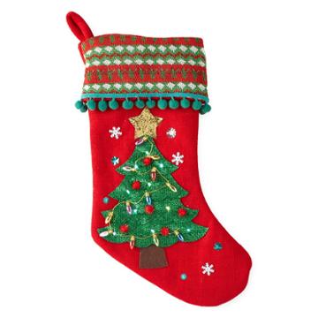 North Pole Trading Co. 20 Inch Led Tree Christmas Stocking