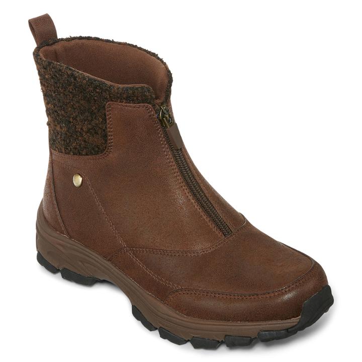 Zibu&trade; Sira Zip-front Booties