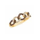 Grand Sample Sale By Le Vian 1/3 Ct. T.w. Vanilla Diamonds & Chocolate Diamonds In 14k Honey Gold Chocolatier Ring