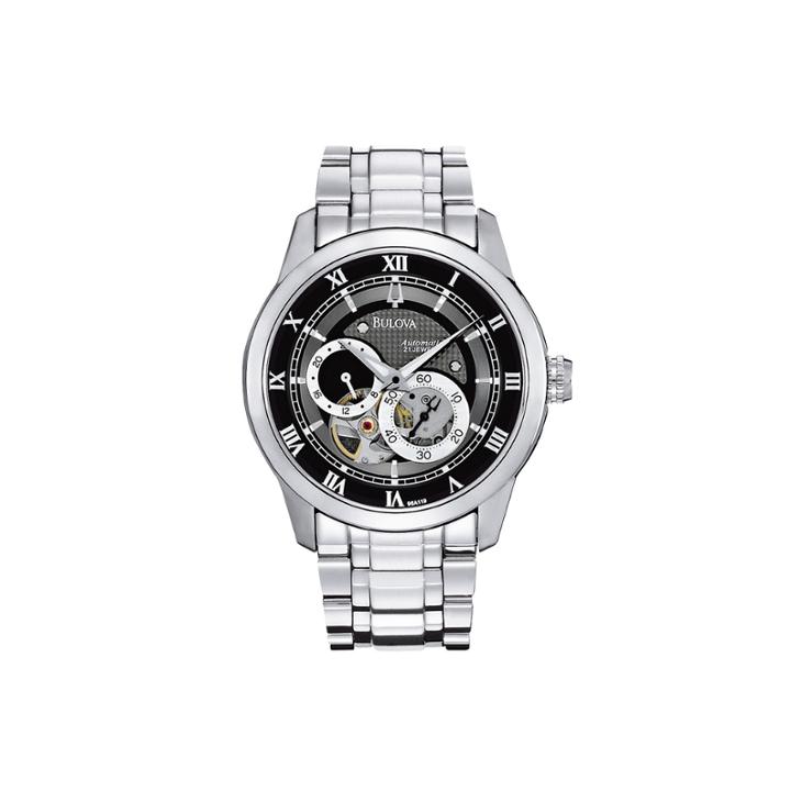 Bulova Mens Silver-tone Watch 96a119