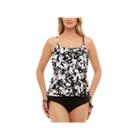 St. John's Bay Dotty Daisy Triple Tier Tankini