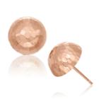 14k Rose Gold 10mm Stud Earrings