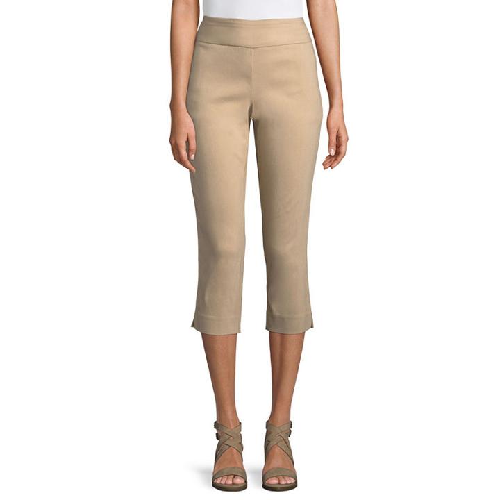 St. John's Bay Stretch Fabric Straight Leg Capris