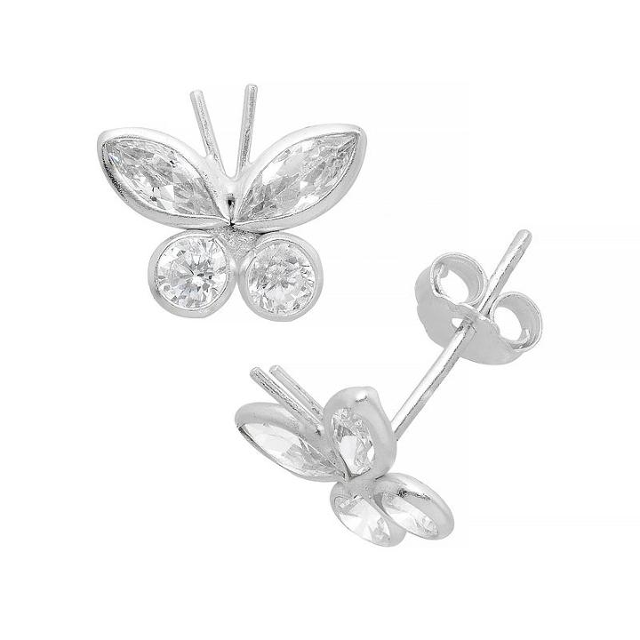 Itsy Bitsy Clear 10.1mm Stud Earrings