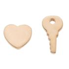 Itsy Bitsy Itsy Bitsy 14k Rose Gold Over Silver Stud Earrings