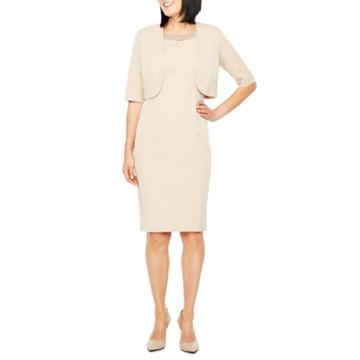 Maya Brooke Elbow Sleeve Jacket Dress
