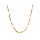 Limited Quantities! 14k Yellow Gold Polished 2.15mm Flat Link Chain Necklace