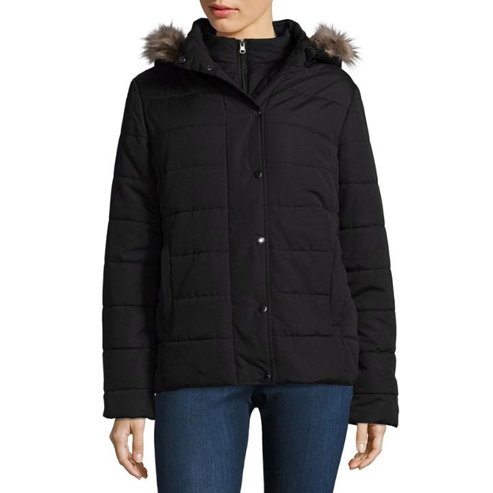 St. John's Bay Heavyweight Puffer Jacket-tall