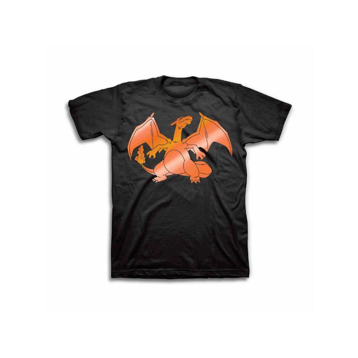 Pokmon Short-sleeve Charizard Holographic Tee