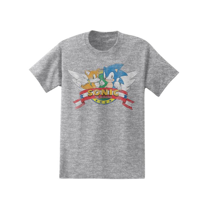 Short Sleeve Sonic The Hedgehog Graphic T-shirt