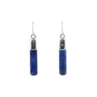 Silver Elements By Barse Blue Lapis Sterling Silver Drop Earrings