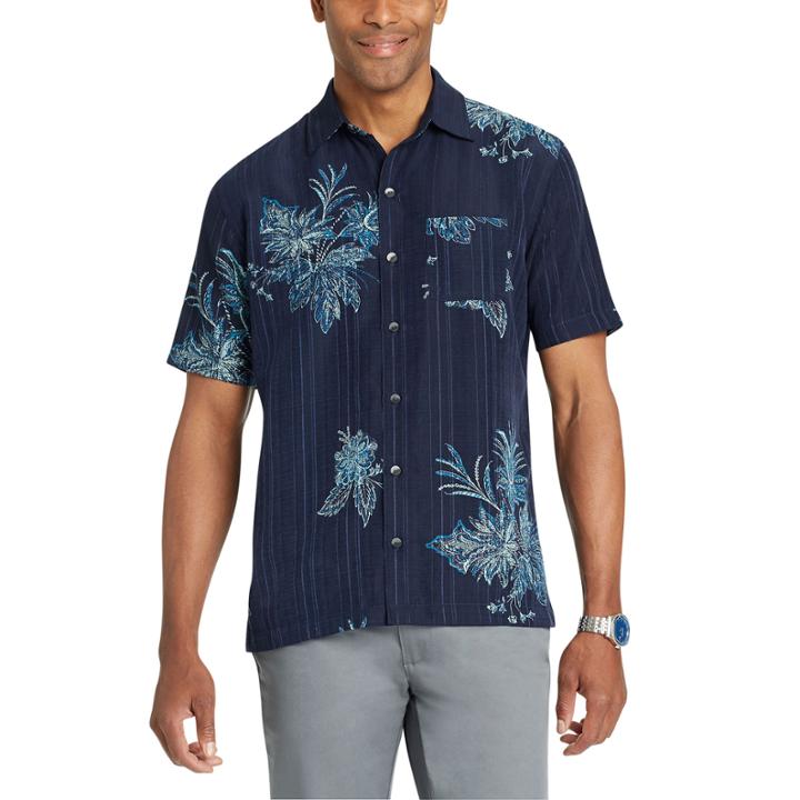 Van Heusen Short Sleeve Button-front Shirt