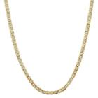 Semisolid Anchor 18 Inch Chain Necklace