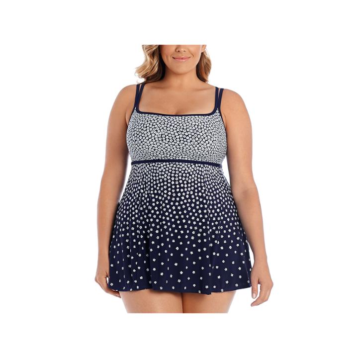 Robby Len By Longitude Swim Dress Plus