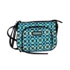 Waverly Blue Green Quilted Small Crossbody Bag