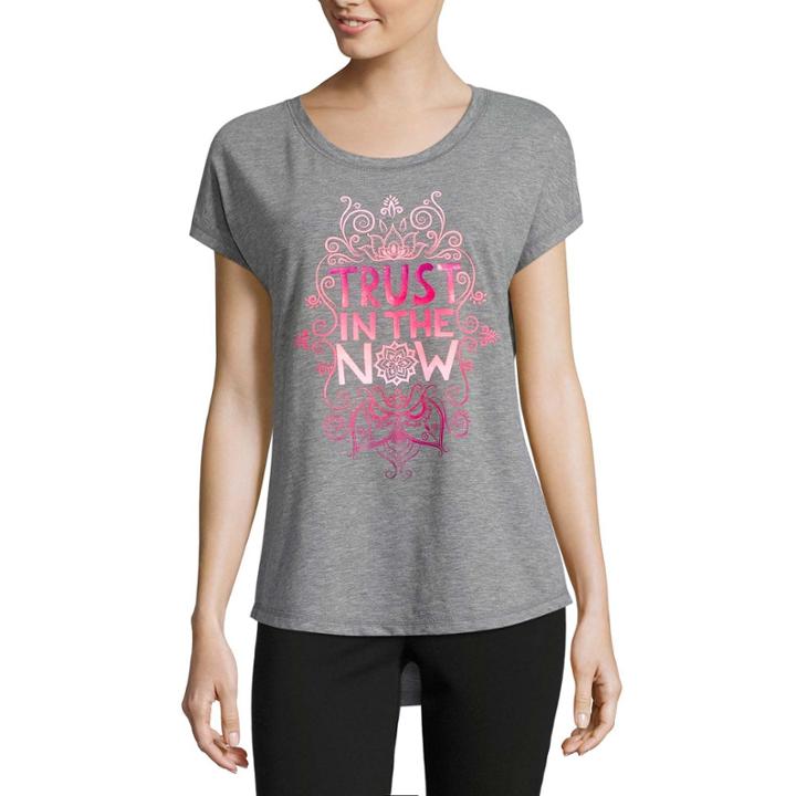 Made For Life Short Sleeve Crew Neck T-shirt-petites