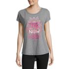 Made For Life Short Sleeve Crew Neck T-shirt-petites