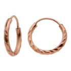 Itsy Bitsy Itsy Bitsy 11.6mm Round Hoop Earrings