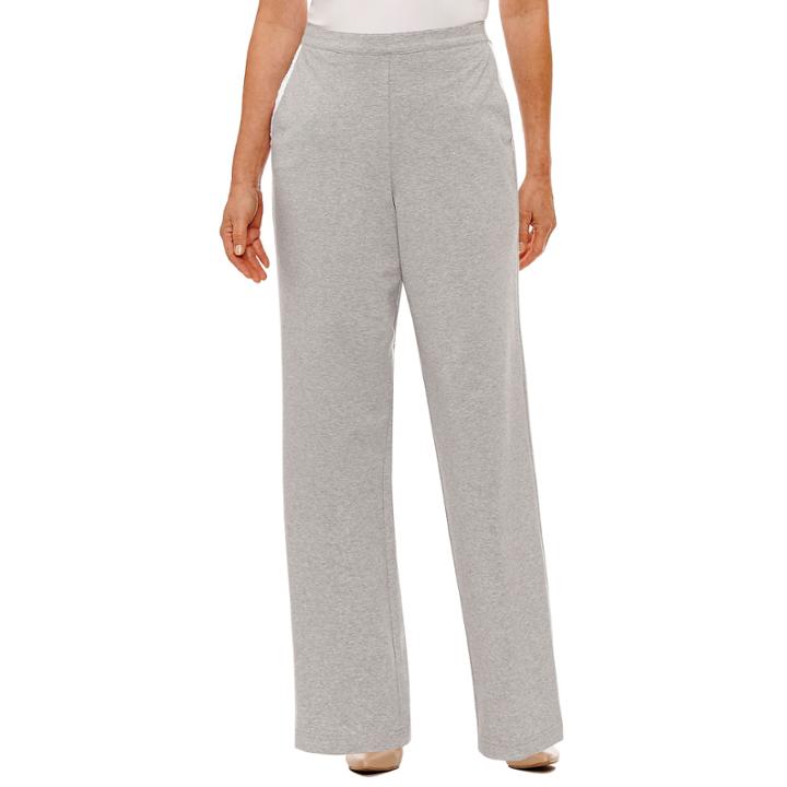 Alfred Dunner Long Weekend French Terry Pull-on Pants
