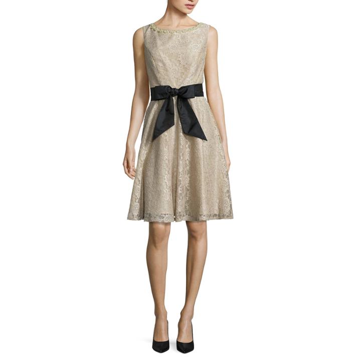 Signature By Sangria Sleeveless Fit & Flare Dress