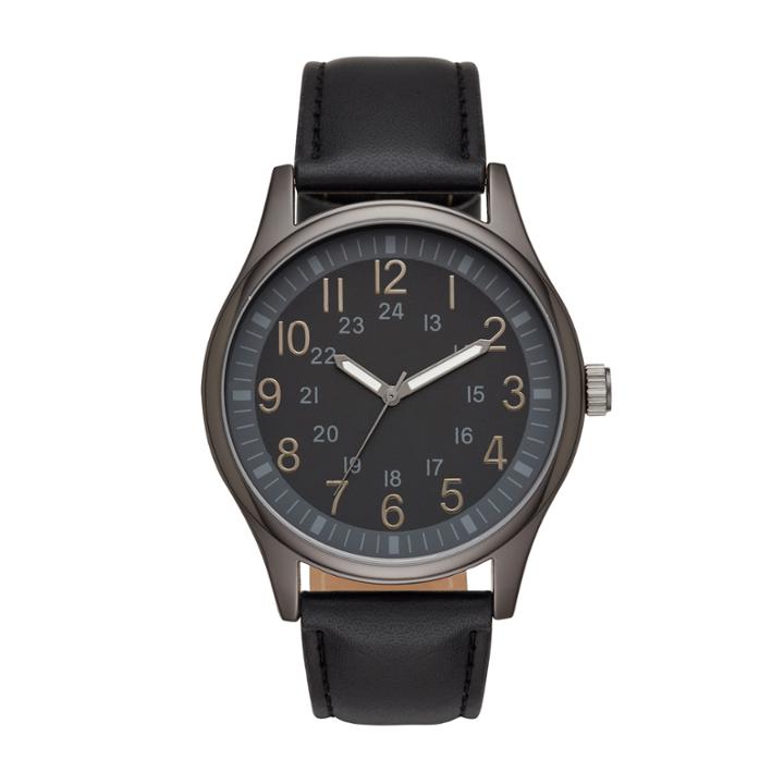 Mens Black Strap Watch-fmdjo125