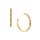 Nicole By Nicole Miller Gold-tone Hoop Earrings