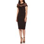 Robbie B Short-sleeve Scuba Sheath Dress - Petite