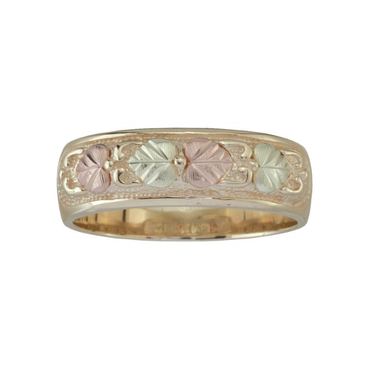 Black Hills Gold Men's 10k Band Ring