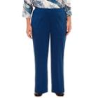 Alfred Dunner Arizona Sky Woven Flat Front Pants-plus