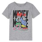 Short Sleeve Mickey Mouse Graphic T-shirt- Juniors Plus