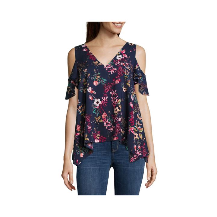 A.n.acold Shoulderrayon Blouse