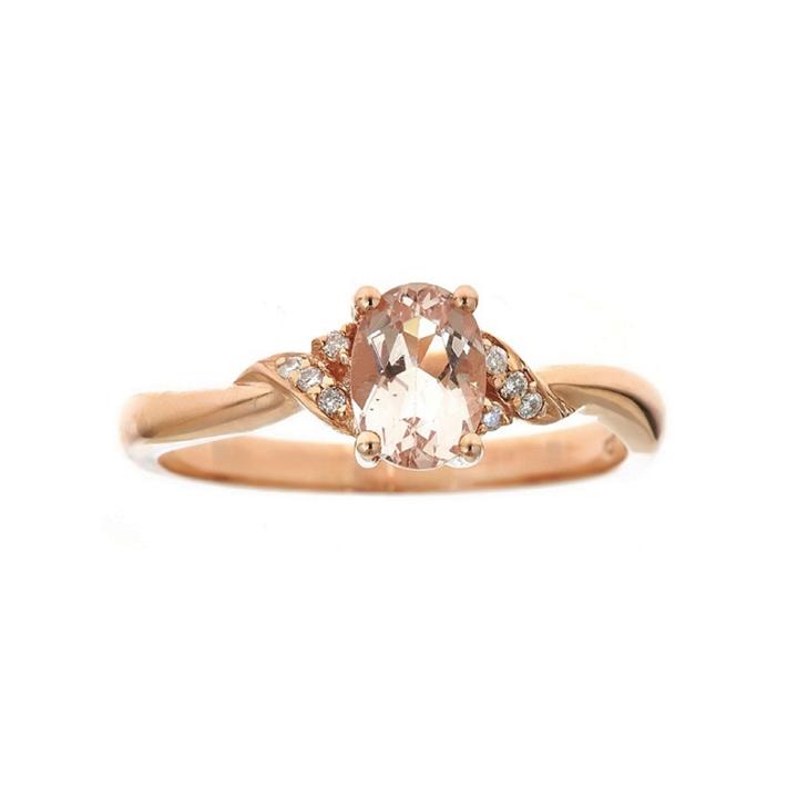 Limited Quantities! Diamond Accent Pink 10k Gold Cocktail Ring