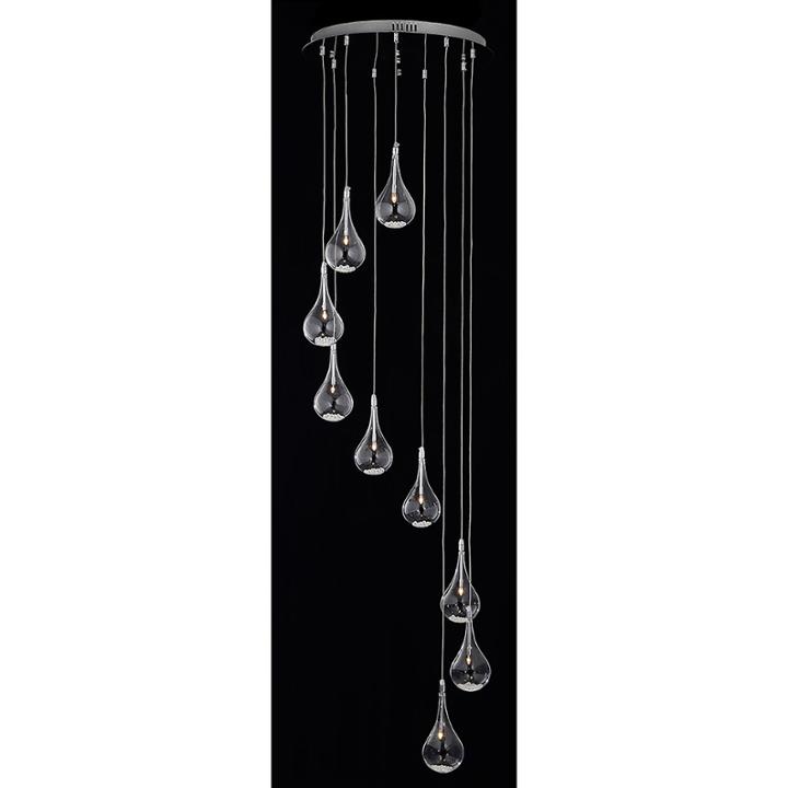 Sierra 9-light Chrome Chandelier