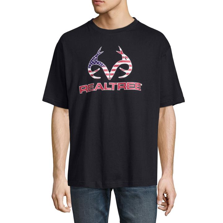Realtree Americana Short Sleeve Crew Neck T-shirt